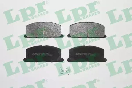 Тормозные колодки для дисков (f, v, с датчиком), TOYOTA COROLLA, LPR (05P268)