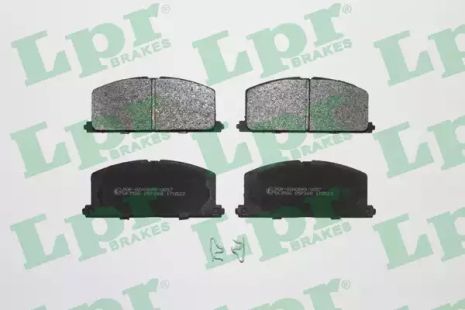Тормозные колодки для дисков (f, v, с датчиком), TOYOTA COROLLA, LPR (05P268)