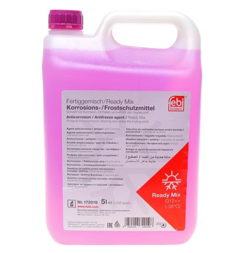 5л -35°C антифриз G 12 Plus Plus (G12++) фіолетовий (MAN 324 Typ Si-OAT,MB 325. 5, Sc…, FEBI BILSTEIN (172019) 5л -35°C антифриз G 12 Plus Plus (G12++) фіолетовий (MAN 324 Typ Si-OAT,MB 325. 5, Sc…, FEBI BILSTEIN (172019)