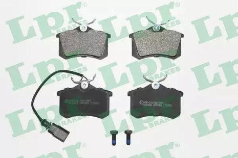Тормозные колодки, VOLKSWAGEN 7M3698451, SEAT 7M3698451C, LPR (05P980)