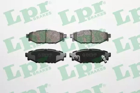 Тормозные колодки, SUBARU 26696AG010, TOYOTA GT, LPR (05P1408)