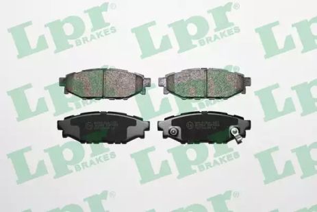 Тормозные колодки, SUBARU 26696AG010, TOYOTA GT, LPR (05P1408)
