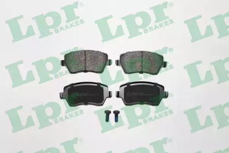 Колодка тормозов. диск. nissan micra (K12), note (E11) передн. (пр-во), NISSAN MICRA, DACIA 7701209164, LPR (0