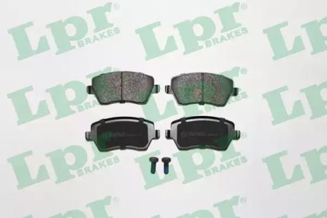 Колодка тормозов. диск. nissan micra (K12), note (E11) передн. (пр-во), NISSAN MICRA, DACIA 7701209164, LPR (0