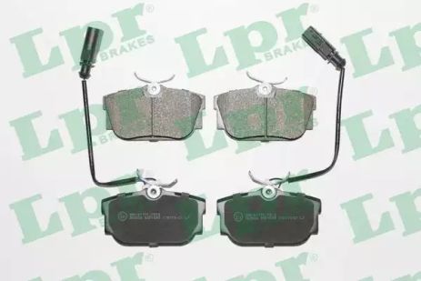 Тормозные колодки, VOLKSWAGEN 7D0698451B, SEAT 7M3698451D, LPR (05P1699)