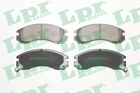 Тормозные колодки, MITSUBISHI MZ690332, PEUGEOT 4007, LPR (05P578)