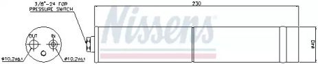 Осушитель, кондиционер 95383 INFINITI NISSAN