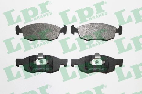 Комплект тормозных колодок, дисковый тормоз, FIAT DOBLO, FIAT ALFA, LPR (05P756)