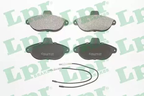 Колодки передние тормозные expert 1.6, 1.8, 1.9D, PEUGEOT 425151, FIAT ALFA, LPR (05P346)
