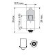 12036WVUB2 (PHILIPS) H6W WhiteVision ultra +60% (3100K) B2 12V 6W BAX9s 12036WVUB2 (PHILIPS) H6W WhiteVision ultra +60% (3100K) B2 12V 6W BAX9s