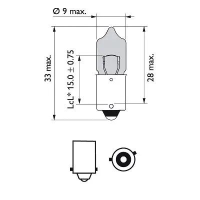 12036WVUB2 (PHILIPS) H6W WhiteVision ultra +60% (3100K) B2 12V 6W BAX9s 12036WVUB2 (PHILIPS) H6W WhiteVision ultra +60% (3100K) B2 12V 6W BAX9s