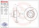 Диск тормозной LADA 1200-1500, BREMBO (08255924)