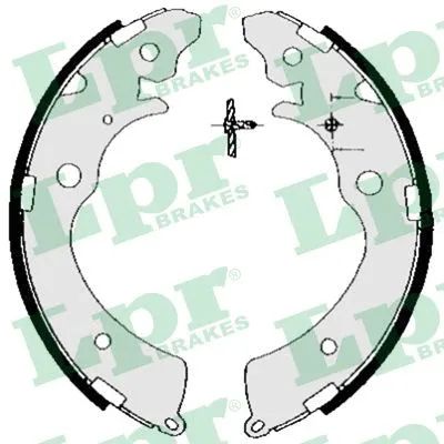 Комплект тормозных колодок, MAZDA AZ, SUZUKI JIMNY, LPR (05690)