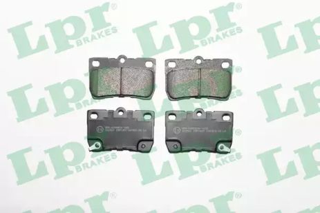 Тормозные колодки для дисков (r, v), LEXUS GS300, LPR (05P1407)
