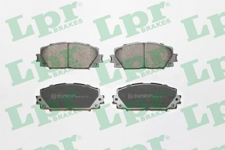 Тормозные колодки для дисков (f, v), TOYOTA YARIS, LPR (05P1333)