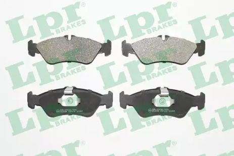 Колодка тормозов. диск. mb sprinter 2-t, vw lt 28-35 задн. (пр-во), VOLKSWAGEN 2D0698451, MERCEDES BENZ, LPR (