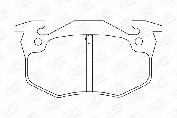 Комплект тормозных колодок, дисковый тормоз, PEUGEOT 106, CITROËN XSARA, CHAMPION (571334CH) Комплект тормозных колодок, дисковый тормоз, PEUGEOT 106, CITROËN XSARA, CHAMPION (571334CH)