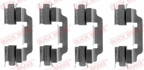 Комплектующие, колодки дискового тормоза, MERCEDES BENZ, QUICK BRAKE (1091601)