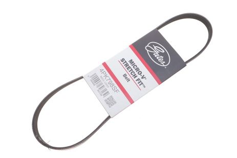 Ремень генератор Logan II 1,0 16V, GATES (4PK798SF) 12-