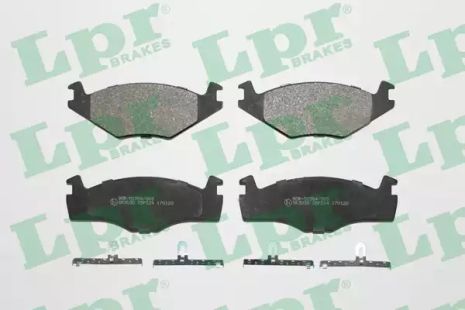 Колодка тормозов. диск. seat ibiza ii (6K1), vw golf ii (19E, 1G1), passat (32B) передн. (пр-во), SEAT IBIZA,