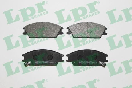 Комплект тормозных колодок, дисковый тормоз, HYUNDAI ACCENT, LPR (05P542)