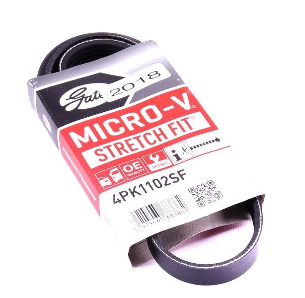 Поликлиновые ремни Micro-V StretchFit GATES (4PK1102SF) Поликлиновые ремни Micro-V StretchFit GATES (4PK1102SF)