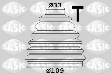 1900004 SASIC - Пильовик привідного валу