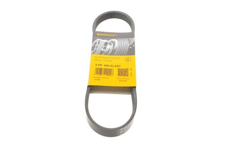 Ремінь генератора 5PK 690 Fusion/Fiesta 1.2-1.6i 01-, CONTITECH (5PK690ELAST) Ремінь генератора 5PK 690 Fusion/Fiesta 1.2-1.6i 01-, CONTITECH (5PK690ELAST)