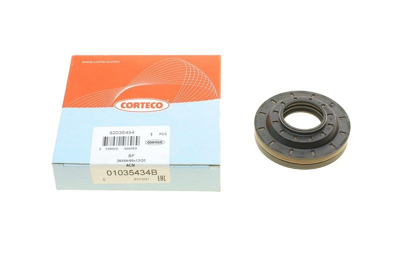 Сальник резинометаллический, VOLVO 30713263, CORTECO (01035434B) Сальник резинометаллический, VOLVO 30713263, CORTECO (01035434B)