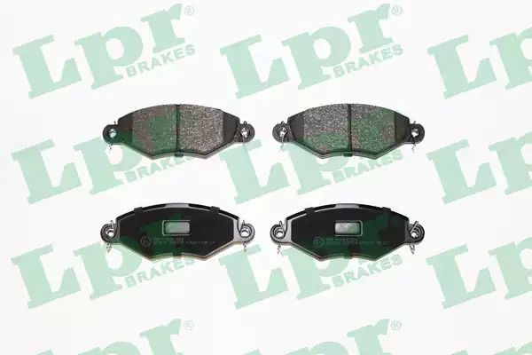 Колодка торм. диск. PEUGEOT 206 1.1I, 1.4I, 1.6I, 1.9D,TD 11.00- передн. (пр-во LPR) Колодка торм. диск. PEUGEOT 206 1.1I, 1.4I, 1.6I, 1.9D,TD 11.00- передн. (пр-во LPR)