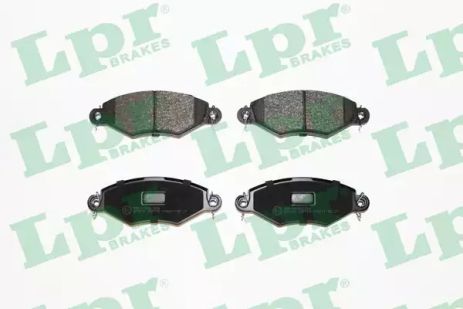 Колодка торм. диск. PEUGEOT 206 1.1I, 1.4I, 1.6I, 1.9D,TD 11.00- передн. (пр-во LPR) Колодка торм. диск. PEUGEOT 206 1.1I, 1.4I, 1.6I, 1.9D,TD 11.00- передн. (пр-во LPR)