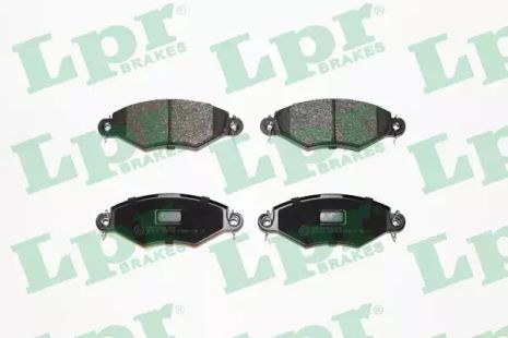 Колодка торм. диск. PEUGEOT 206 1.1I, 1.4I, 1.6I, 1.9D,TD 11.00- передн. (пр-во LPR) Колодка торм. диск. PEUGEOT 206 1.1I, 1.4I, 1.6I, 1.9D,TD 11.00- передн. (пр-во LPR)