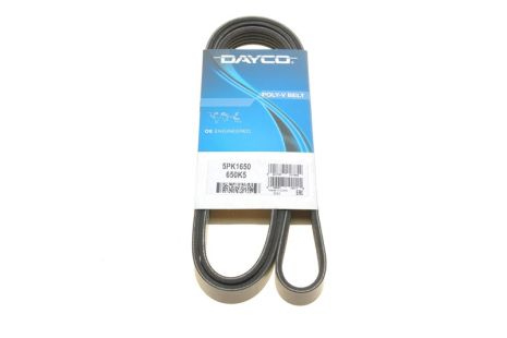 Ремінь полікліновий , DAYCO (5PK1650)