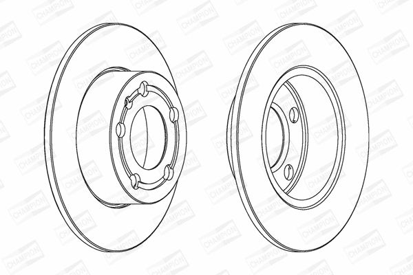 Диск гальмівний SEAT ARONA, SKODA KAMIQ, CHAMPION (562053CH) Диск гальмівний SEAT ARONA, SKODA KAMIQ, CHAMPION (562053CH)