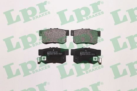 Тормозные колодки к дискам, HONDA CIVIC, LPR (05P1014)