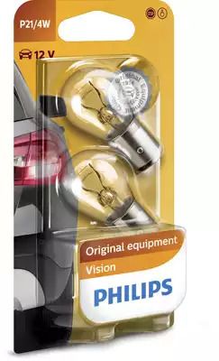 Лампа накаливания P21/4W 12V BAZ15d 2шт blister (пр-во Philips) Лампа накаливания P21/4W 12V BAZ15d 2шт blister (пр-во Philips)
