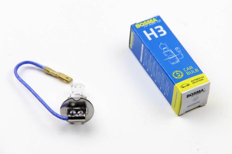 Автолампа H3 12V 35W PK22S, BOSMA (4650)