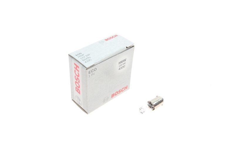 Лампа накаливания H6W 12V 6W BAX9s ECO (пр-во Bosch) Лампа накаливания H6W 12V 6W BAX9s ECO (пр-во Bosch)