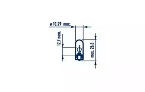 W3W 12V 3W W2,1X9,5d |WEDGEBASE LAMPS| 10шт W3W 12V 3W W2,1X9,5d |WEDGEBASE LAMPS| 10шт