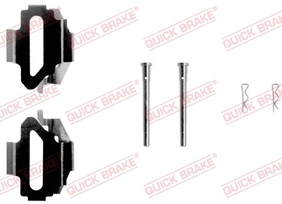 109-1168 QUICK BRAKE Планка супорта прижимна 109-1168 QUICK BRAKE Планка супорта прижимна
