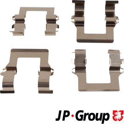 Комплектующие, колодки дискового тормоза, PEUGEOT 4007, CITROËN C-CROSSER, JP Group (3964002210)