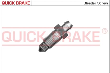 0107 QUICK BRAKE Штуцер прокачки гальм (3/8\\x24/10x31)