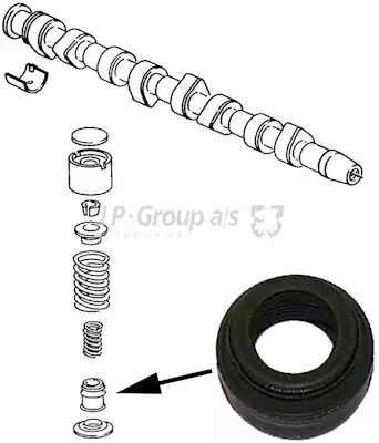 Seal Ring, valve stem 1111352700 SUZUKI OPEL