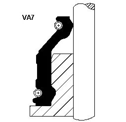 Seal Ring, valve stem, FORD TRANSIT, CORTECO (12012351)