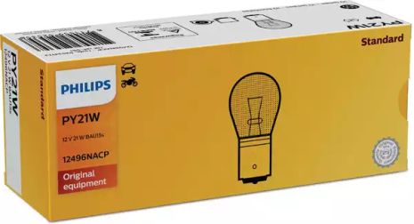 Лампа розжарювання PY21W 12V 21W помаранчева Лампа розжарювання PY21W 12V 21W помаранчева