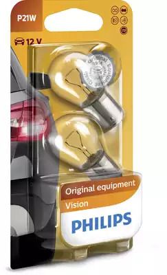Лампа накаливания P21W12V 21W BA15s (blister 2шт) (пр-во Philips)