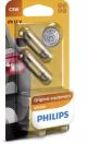 Лампа накаливания C5W 12V SV8,5 3200К 2шт blister (пр-во Philips)