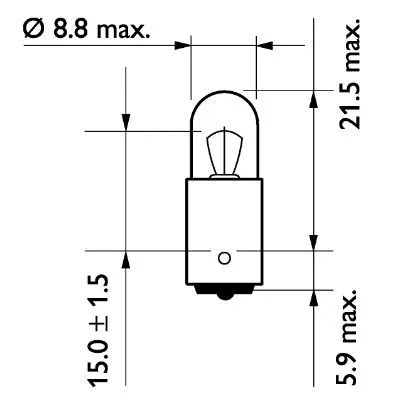 Лампа накаливания, MERCEDES-BENZ VARIO, PHILIPS (13929CP)