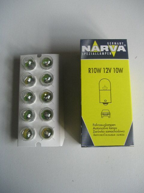 Лампа з цоколем NARVA 12V R10W (17311) (10 шт. в уп.) Лампа з цоколем NARVA 12V R10W (17311) (10 шт. в уп.)