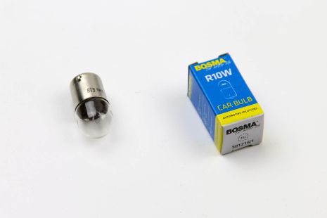 Автолампа BA15S 12V 10W R10W в коробке 1шт, BOSMA (1611S)